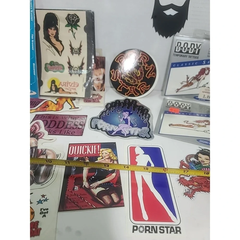 Adult 18+ Sticker Collection Lot of 20 Some From Hot Topic Spencers